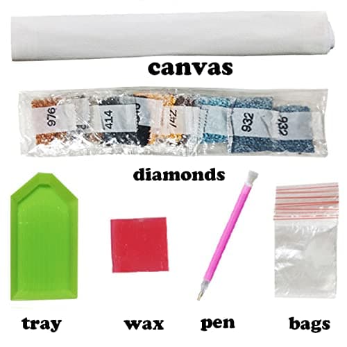 Carsilers 5D DIY Diamond Painting Private Custom Photo personnalisée Diamant Broderie Full Round Image de diamond painting personnalisé Painting Diamant Mosaïque wall Décor,Diamant Rond,30x30cm