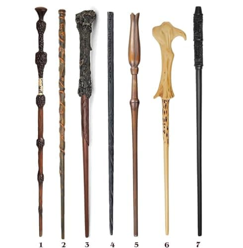 FemKey Baguette Magique, Magic Wand avec Boîte, Baguette en Résine, Accessoires de Costume Halloween pour Sorcières et Sorciers 39.5cm,57.5g