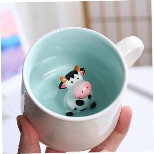 Hperu Tasse de café 3D Figurine Animale en céramique à l'intérieur de Tasses de thé à thé.