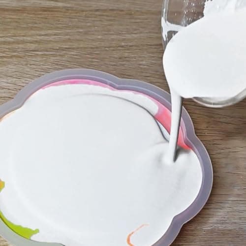 Aqua Resin - Résine minérale en Poudre Blanche 100% Non Toxique et sûre à mélanger avec de l'eau, colorable et idéale à Utiliser dans Les moules (1 kg)