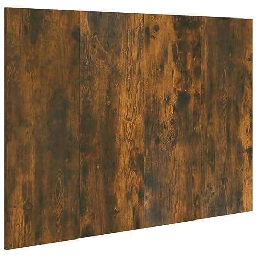Coavain Tete de Lit 120 cm Tête de Lit Bois chêne fumé