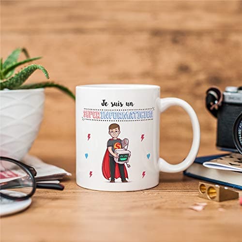 MUGFFINS Mug/Tasse Informaticien (Meilleur du Monde) - Idées Drôles Informatique