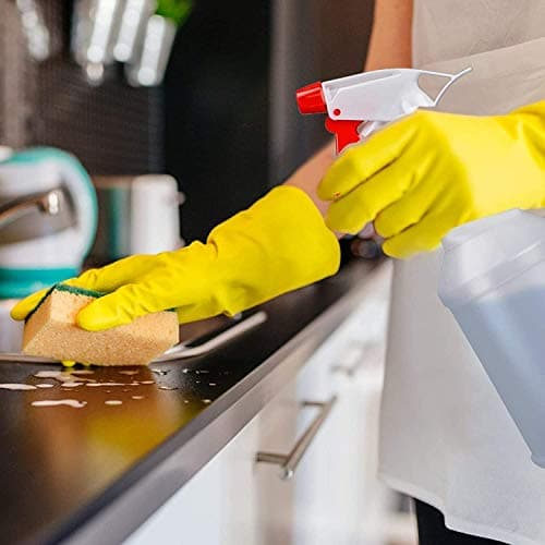JohnBee Lot de 2 vaporisateurs vides (473,6 g) – Flacons pulvérisateurs réglables pour solutions de nettoyage – Pas de fuite et d'obstruction – Flacon pulvérisateur en polyéthylène haute densité pour