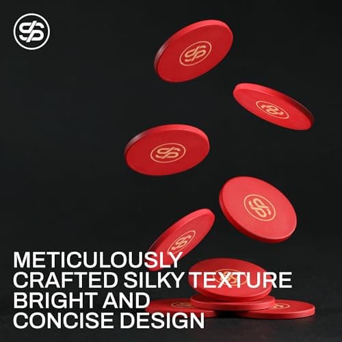 SLOWPLAY Godel Jetons céramiques pour Texas Hold'em, 500 PCS [avec valeurs], 39mm & 10g | Étui Haut de Gamme, Coque Polycarbonate Allemand Durable.