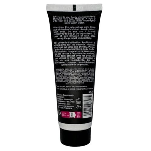 Kerargan - Shampoing Ultra Réparateur à la Kératine Pour Cheveux Abîmés et Stressés - Fortifiant, Lissant et Protecteur - Sans Sulfate, Paraben et Silicone - 75ml