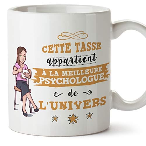 Mugffins Mug/Tasse Psychologue (Meilleur de l'univers) - Idées Cadeaux Drôles Psychologie