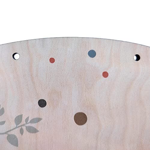 Plaque de Porte Personnalisée Dinosaure. Plaque Chambre Enfant. Plaque Bois Personnalisable avec Prénom. Décoration Chambre Enfant Dinosaures - 2 perçages en Haut, Plexi Noir