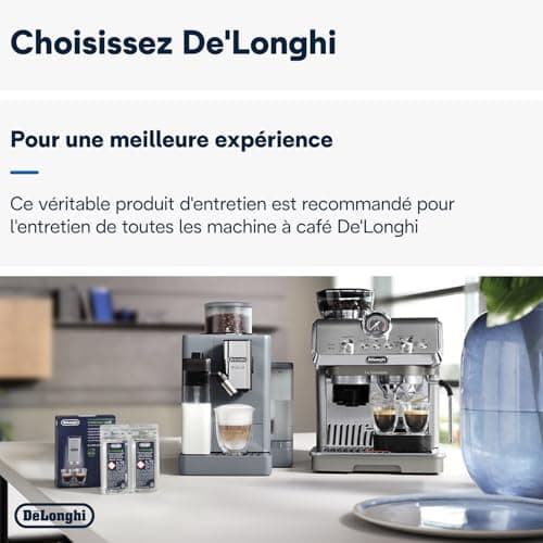 De'Longhi EcoDecalk Mini DLSC200, Anticalcaire, Nokalk pour Machine a Café, 2 x 100 ml, Marron