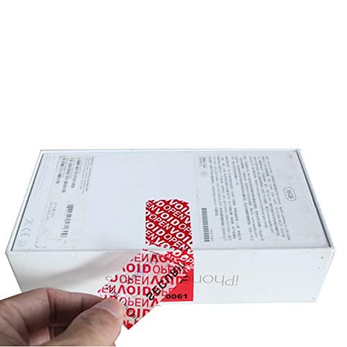 100 Pièces 25x85mm Rouge Autocollantes de Void Sécurité Total-Transférables | Sécurité Max, Message Instantané de Void, Film de Void Ultra-épais, Surface Universelle, SGS RoHs, pour Garantie et Preuve