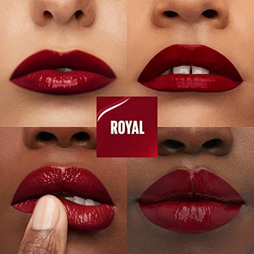 Maybelline New-York - Rouge à Lèvres Liquide - Effet Vinyl Brillant - Longue Tenue - SuperStay Vinyl Ink - Teinte : Royal (55)