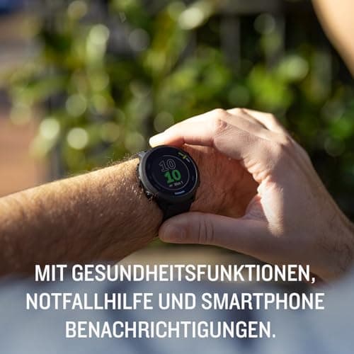 Garmin Forerunner 55 - Montre GPS multi-activités running avec fonctions d’entrainement Garmin Coach et cardio au poignet – Noire