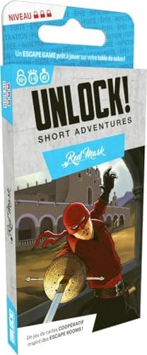 Lot 3 Unlock Short Adventures, Version française Red Mask + Meurtre à Birmingham + Le Chat De M. Schrödinger + 1 Décapsuleur Blumie (Meurtre + Chat + Mask)
