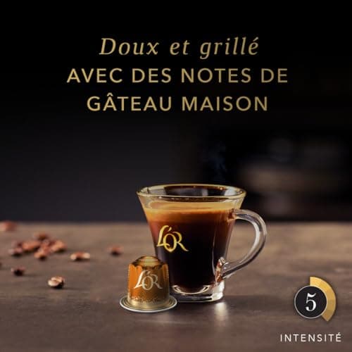 L'Or Espresso Café - 100 Capsules Delizioso Intensité 5 - compatibles Nespresso®* (lot de 10 x 10)