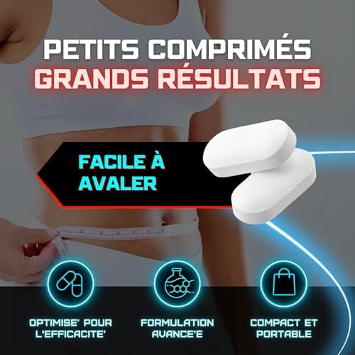 Kilo-Cut pour des Résultats Esthétiques, Solution de Nouvelle Génération - Synergie de Garcinia, Matcha, L-Carnitine, Choline, Glucomannane - 120 comprimés - Sentez-vous Plus Légère et Énergique