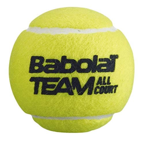 Babolat Team All Court, Tube de 4 Balles de Tennis, citronier, Yellow