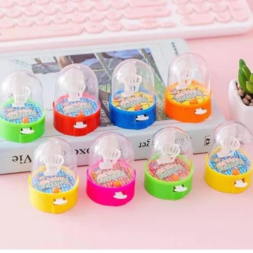Fokroin 20 Pcs Mini Finger Basketball Jeu de tir Jeu de Basket-Bal, Jouets de Flipper de Doigt, Fête d'anniversaire pour Enfants Favorise Remplisseuses de Sacs Remplisseur de Bas de Noël
