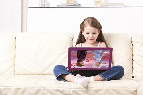 Lexibook, La Reine des Neiges, Ordinateur Éducatif Bilingue FRANÇAIS/Anglais, Jouet Filles avec 124 Activités pour Apprendre, S'amuser et Jouer du Piano, Bleu/Violet, JC598FZi1