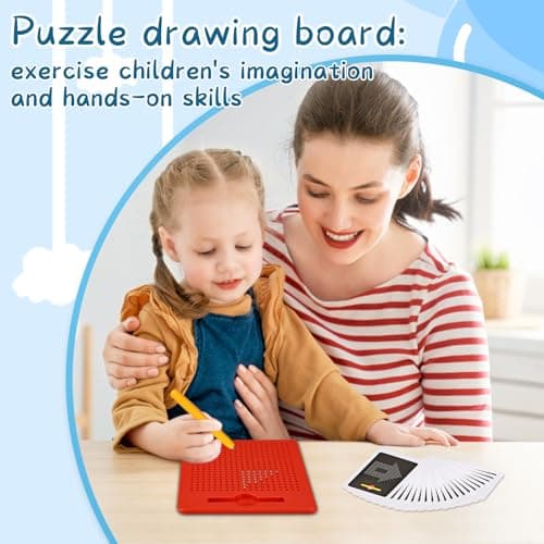 BLUESEABUY 2 Pièces Planche à Dessin Magnétique Tableau Magnétique pour Enfants Tablette Magnetique Dessin Magnétique Tablette pour Voyage Cadeaux pour Enfants