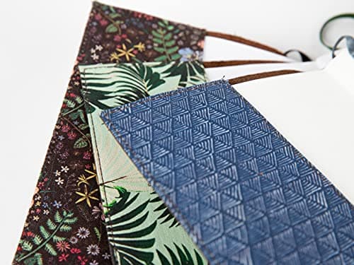 skaard Carnet de Notes | A5 | Papier Recyclé Pointillé | Cuir Vintage | Design Verde | Rechargeable