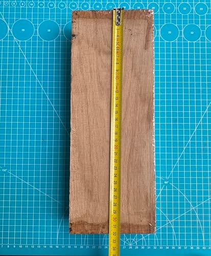 Morceaux de chêne brut, 30 × 120 × 310 mm deux pièces, un morceau de chêne dur pour les produits de bricolage, planche de chêne (1)