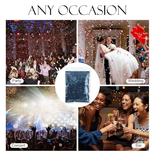 Bieiyhe 50g Glitter Bleu Poudre de Paillettes Loisirs Creatifs Poudre de Paillettes Ongles Chunky Craft Glitter Paillettes pour Nail Art Fine Glitter Paillette Maquillage CosméTiques pour Corps