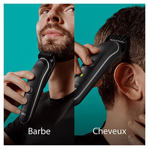 Braun Tondeuse Tout-En-Un Series 5 MGK5410, 9-En-1, Kit Pour Barbe, Cheveux & Bien Plus