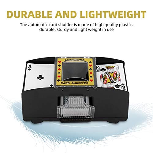 Mélangeur de cartes automatique, jeu de cartes de poker de casino électronique, fonctionnement à piles – Trieur de cartes de jeu de cartes