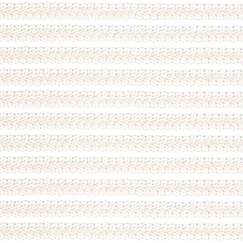 TEXTEX = Berguilla Pic et Rayon Gallon 10 mm de Large pour la Décoration et la Personnalisation de Vêtements Textiles. Pièces de 10 Mètres - (Blanc Cassé)