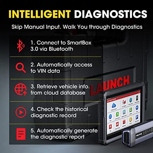 LAUNCH X431 Pro5 Valise Diagnostic Auto, Outil de Programmation J2534 sans Restriction IP, 50+ Fonctions Réinitialisation, Codage ECU, Fonctions Guidées, Personnalisation, Test Actif, Antidémarrage