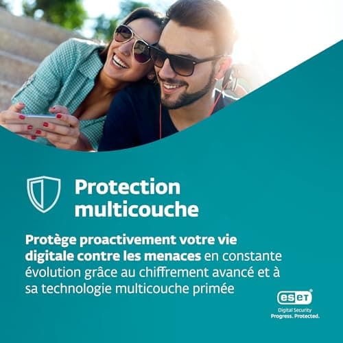 ESET HOME Security Essential 2024 | 3 Appareils | 2 ans | Suite de sécurité, Protection des paiements, Pare-feu, Protection de la webcam | Windows, MacOs & Android | Code d'activation envoi par email