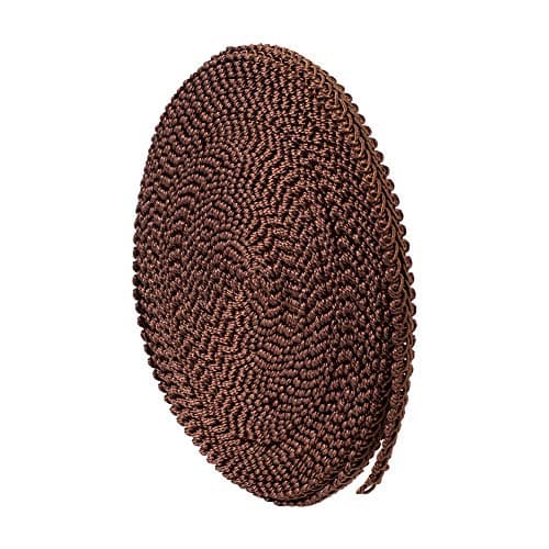 PH PandaHall 14m Ruban Tissé en Polyester Garniture Tressée pour Costume Bricolage Artisanat Couture Fabrication de Bijoux, Marron, 13~14mm