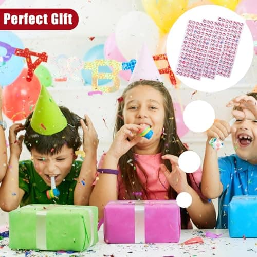 3 Autocollants pour Enfants, Hello Kittyy 3D Crystal Sticker, Autocollants Strass, Cadeau D'anniversaire pour Enfants Bricolage, Récompense de la Journée des Enfants