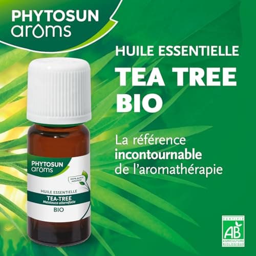 PHYTOSUN AROMS - Huile Essentielle de Tea Tree Bio - 100% pure et naturelle - 10ml