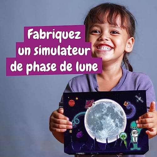 Science4you L'Aventure de Espace pour Enfants 4+ Ans - Loisir Creatif avec 17 Experiences Scientifiques pour Enfants: Maquette Systeme Solaire, Mobile des Planetes, Jeux pour Enfants 4 5 6 7 8 9 Ans