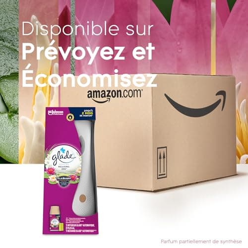 Glade Automatic Spray Diffuseur Relaxing Zen - Infusé Aux Huiles Essentielles