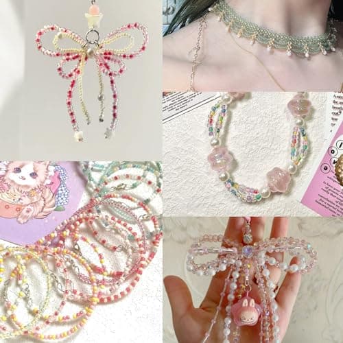 EuTengHao Perles de rocaille en verre de 3mm pour kit de fabrication de bracelets, 8/0 petites perles pour bracelet, collier, bijoux (36000pcs, 144 couleurs)