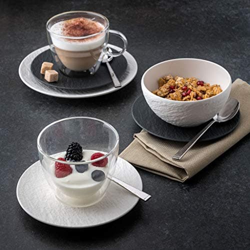 Villeroy & Boch 10-4240-2660 Manufacture Rock Assiette à pain en porcelaine Blanc