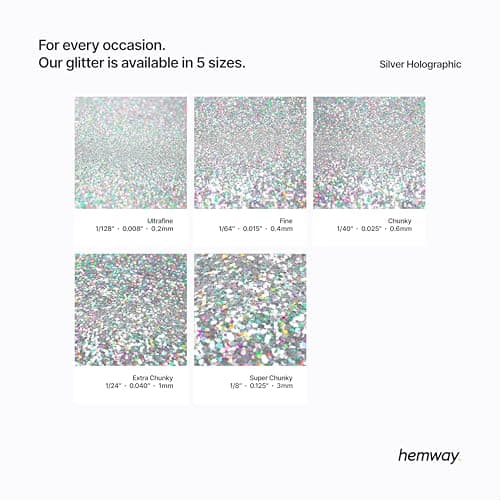 Paillettes biodégradables argentées holographiques respectueuses de l'environnement À base de plantes Bio Ultrafines pour le visage Corps Cheveux Artisanat Résine Festival 100g / 3.5oz
