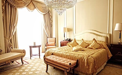 MAYTONI DECORATIVE LIGHTING Lustre Plafonnier en Cristal Brillant Chic Empire 6 Lumières, ecxl. E27, 60W, 220v