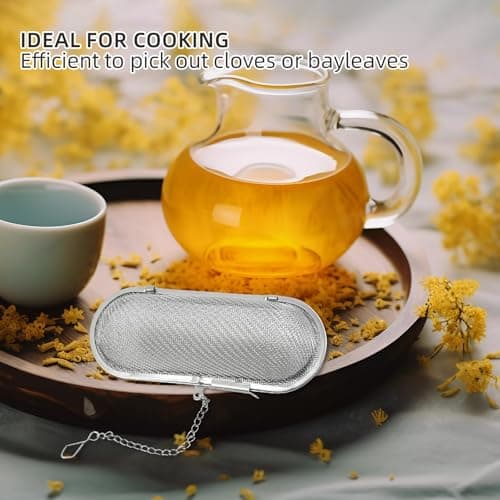 Lot de 2 Infuseur à Thé Capsule en Acier Inoxydable,Boule à Thé avec Couvercle,Filtre à Thé Réutilisable pour Mug et Tasse - Accessoire Pratique pour Infusion de Thé en Vrac