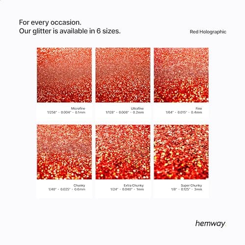 Paillettes rouges holographiques ultra scintillantes pour ongles maquillage pour le visage festival Noël Halloween super épaisses 100 g/3,5 oz