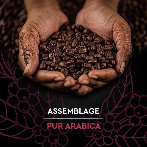 CARTE NOIRE - Café Grain Carte Noire Espresso - 100 % Arabica - Paquet de 1 kg - Fabriqué en France