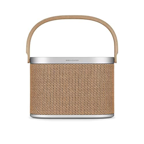 Bang & Olufsen Beosound A5 - Enceinte Puissante Design Modulaire et Circulaire Bluetooth Portable et WiFi Connectée, Autonomie Longue Durée et Dotée d’un Chargeur Sans Fil Intégré - Nordic Weave