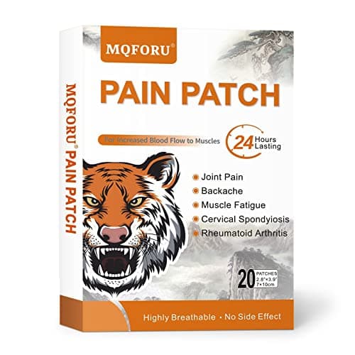 Patch Anti Douleur 20 Pcs, Patch Chauffant, Patch Chauffant Dos Pour Douleurs au Cou, Epaules, Articulations