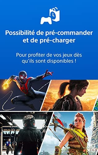 Sony PlayStation Store, Carte Cadeau PSN, Valeur 20 EUR, Compte Français, Code de Téléchargement (PS5/PS4/PS3/PS Vita)