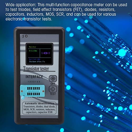 M328 Testeur De Transistor Numérique Testeur De Composants Multifonctionnel Kit électronique D'affichage à Cristaux Liquides 0,5 à 50 MΩ Pour Capacité De Résistance