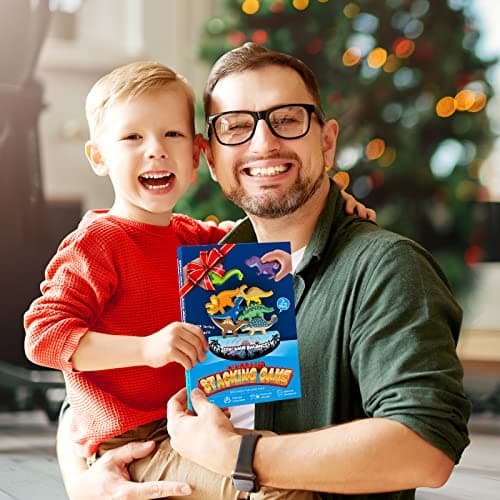 GeschenPark Jouet Enfant 3 4 5 Ans Garçon, Dinosaure Jouet 3-6 Ans Jeux Enfant 3 4 5 6 7 Ans Cadeau Enfant 3-7 Ans Jeux de Société Enfant Smart Games 23-6 Ans Cadeaux Noel Jouet en Bois