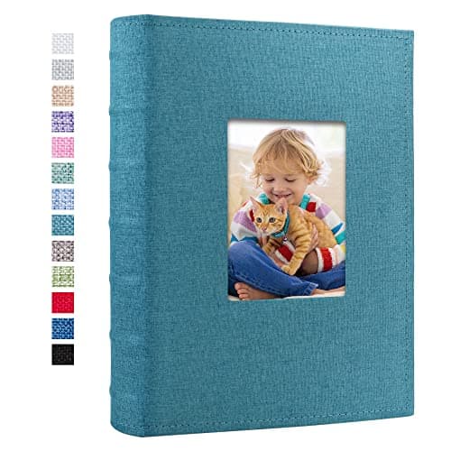 Vienrose Album Photo Traditionnel 10x15 cm 300 Poches Grande Capacité Couverture en Lin Albums Photos, pour Mariage Famille Bébé Vacances