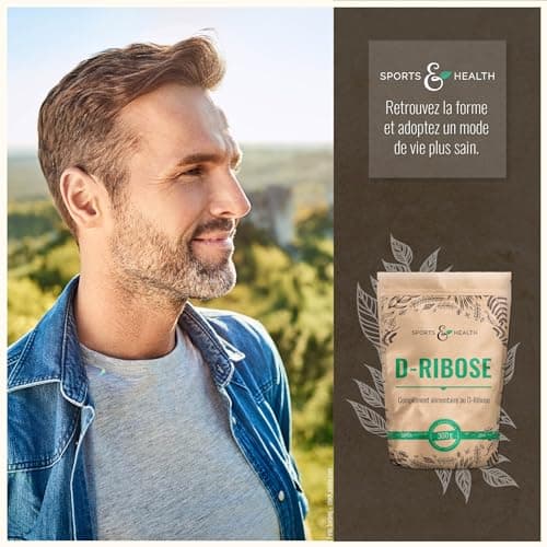 D-Ribose poudre - 300g - fermenté - Dose quotidienne de 5g de D-Ribose - 60 portions - 2 mois d'approvisionnement - végétalien - sans additifs - testé en laboratoire - D-Ribose