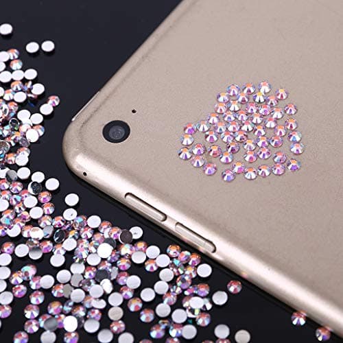5000pcs Strass Cristal Rond Dos Plat pour Nail Art pour Nail Art